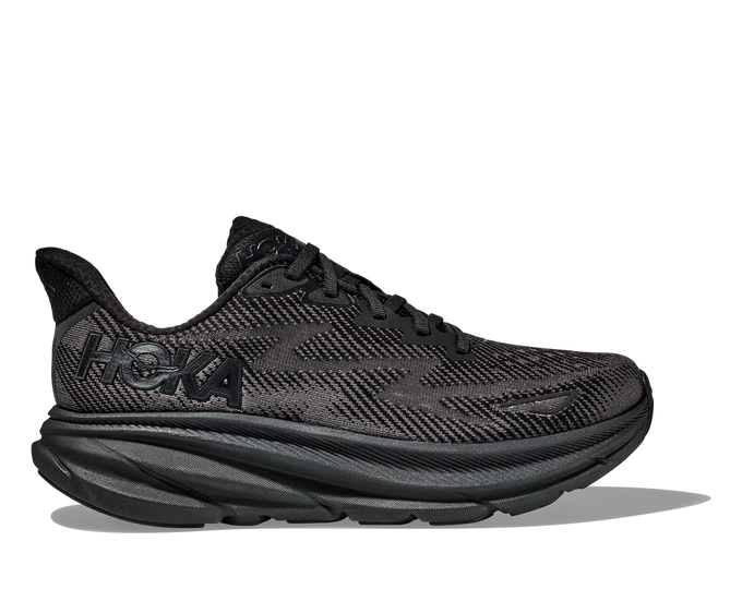 Hoka One One Clifton 9 Mens deals Black Size 10D NIB Walking Shoes