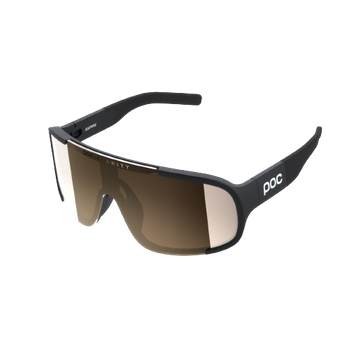 Sunglasses POC Aspire Wide Fit Uranium Black Lenses/Clarity Trail Partly Sunny Silver Lenses