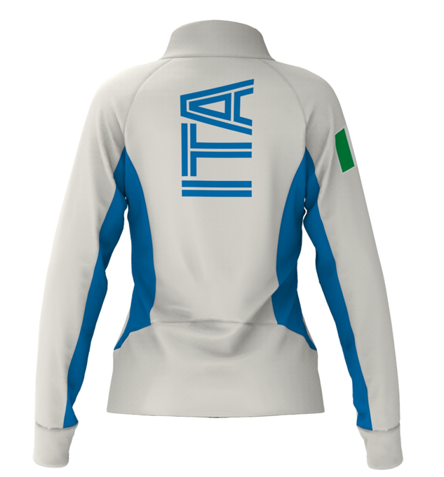 Hoodie Kappa 6CENTO 688 ITA White Coconut/Blue - 2024/25