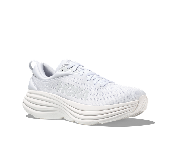 Men shoes Hoka Bondi 8 White/White