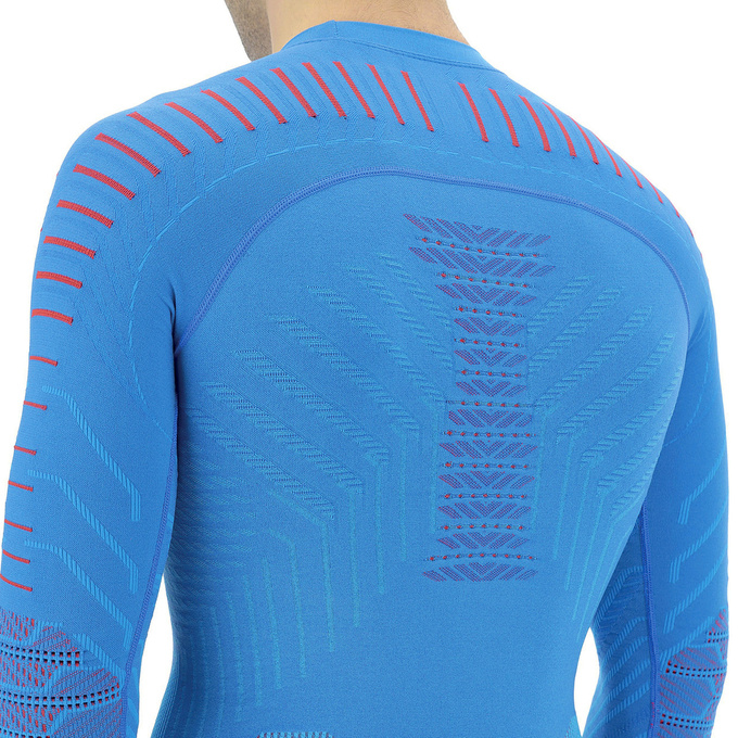 Thermal underwear UYN Man Resilyon UW Shirt LG SL Round Neck Blue/Red - 2024/25