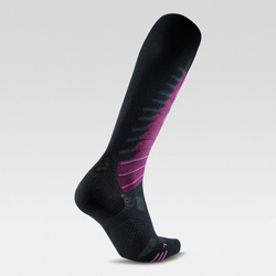 Ski socks UYN Women Ski One Biotech Black/Purple - 2024/25