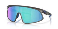 Sunglasses OAKLEY RSLV Matte Grey Smoke Frame/Prizm Sapphire  Lenses