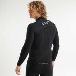 Thermal underwear UYN Man Elevatyon Biomorph UW Shirt Long SL Turtle New Neck Black - 2024/25