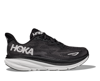 Man Schuhe Hoka Clifton 9 Black/White