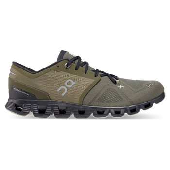 Man Schuhe On Running Cloud X 3 Olive/Reseda