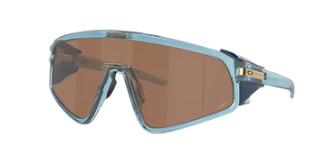 Sonnenbrille OAKLEY Latch Panel Kylian Mbappé Signature Series Prizm Tungsten Lenses / Transparent Stonewash Frame