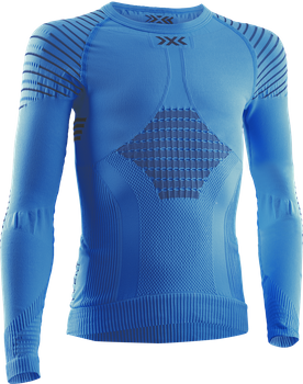 Thermounterwäsche X-Bionic Invent 4.0 Shirt LG SL Junior Teal Blue/Anthracite - 2024/25