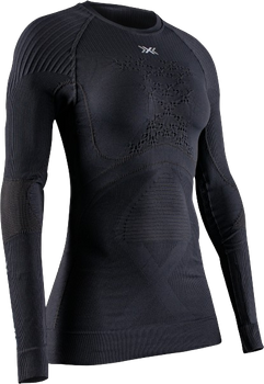 Thermounterwäsche X-bionic Energy Accumulator 4.0 Shirt LG SL Wmn Opal Black/Arctic White - 2024/25