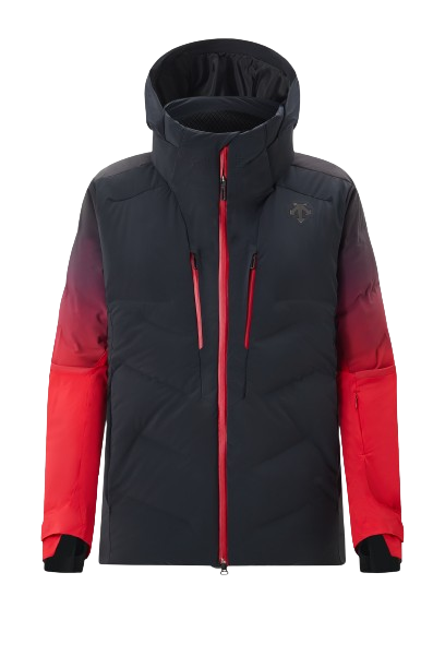 Daunenjacke Descente Hybrid Down Jacket Black Electric Red - 2024/25