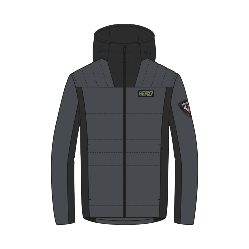 Isolationsjacke Rossignol Hero Hybrid Light Jkt Onyx Grey - 2023/24