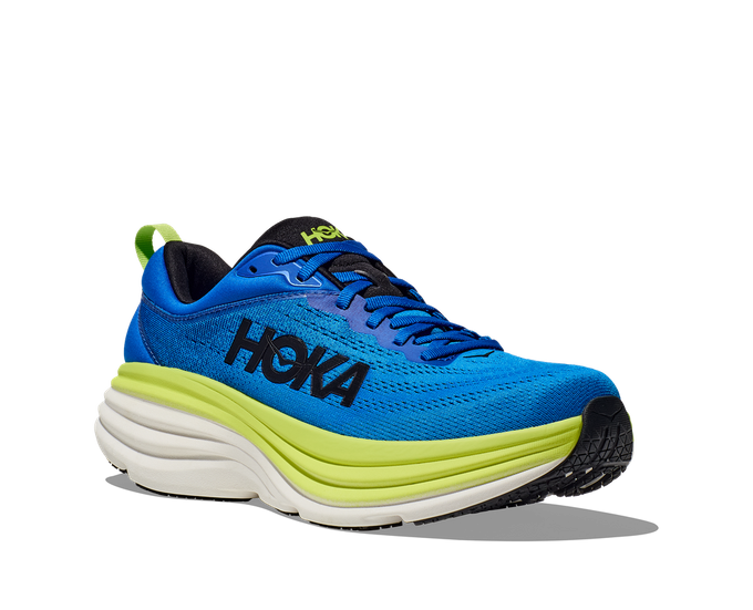 Man Schuhe Hoka Bondi 8 Electric Cobalt/Lettuce