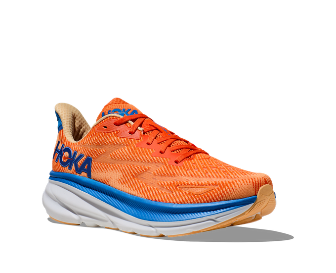 Man Schuhe Hoka Clifton 9 Vibrant Orange/Impala