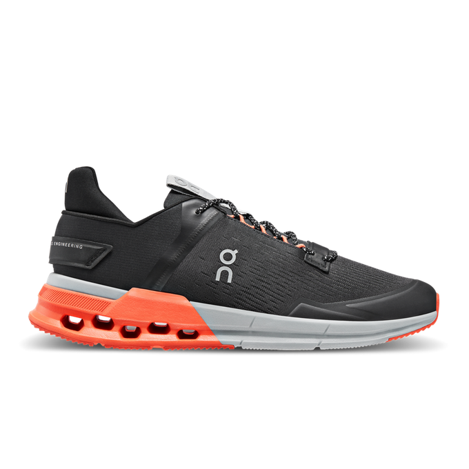 Man Schuhe On Running Cloudnova Flux Black/Flame