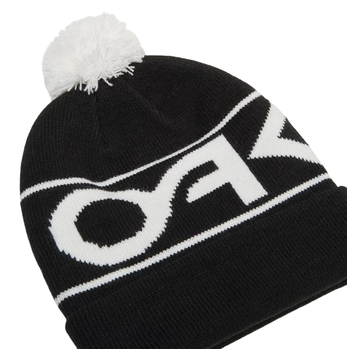 Mütze Oakley Factory Cuff Beanie Black/White Logo