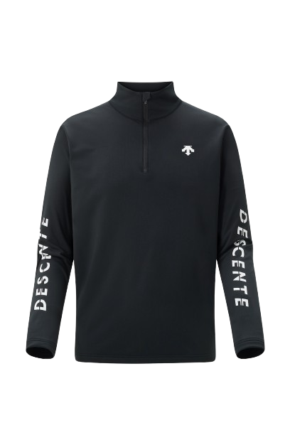 Rollkragen Descente Sleeve Logo Black - 2024/25