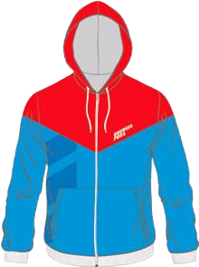 Softshell ENERGIAPURA Felpa Tip Junior Red/Blue - 2022/23