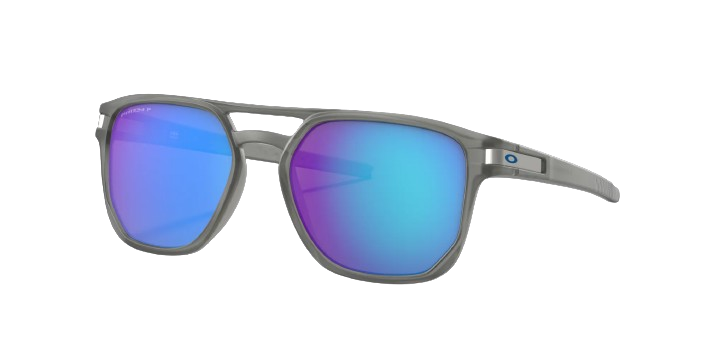 Sonnenbrille Oakley Latch Beta Prizm Sapphire Polarized Lenses / Matte Grey Ink Frame