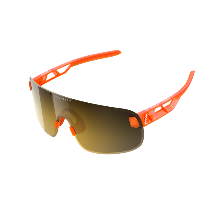 Sonnenbrille POC Elicit Fluorescent Orange Translucent - 2024/25