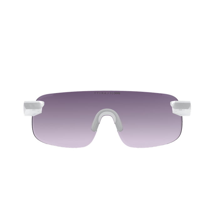 Sonnenbrille POC Elicit Hydrogen White/Clarity Road/Sunny Silver