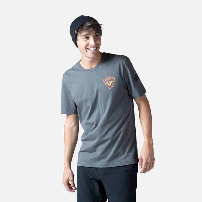 T-shirt Rossignol Hero Gradient Tee Onyx Grey - 2023/24