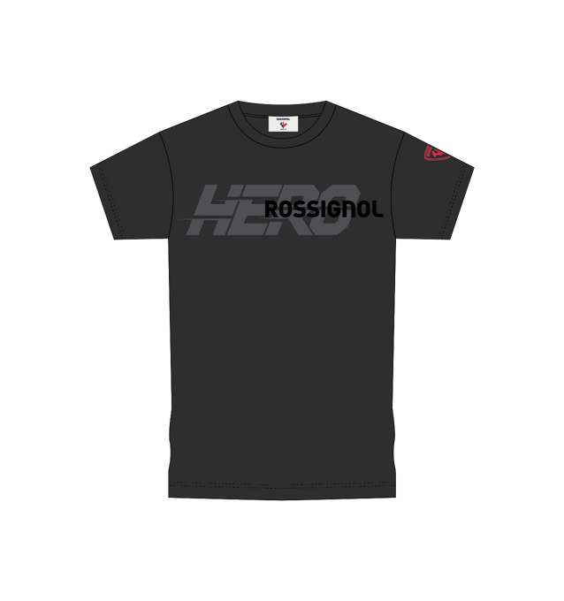 T-shirt Rossignol New Hero Graphic Tee Black - 2024/25