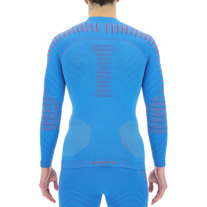 Thermounterwäsche UYN Man Resilyon UW Shirt LG SL Round Neck Blue/Red - 2024/25