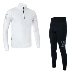 Men's Softshell Set Energiapura Tuta Nordic White/Black