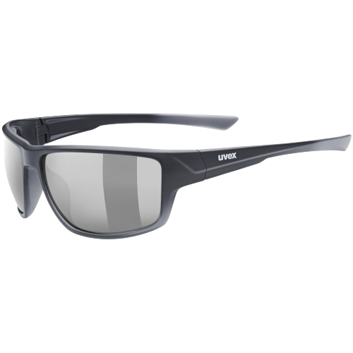 Sonnenbrille Uvex Sportstyle 230 Black Mat/Ltm Silver - 2023