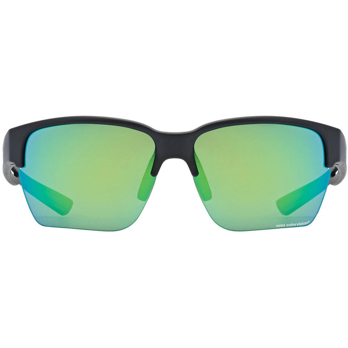 Sonnenbrille Uvex Sportstyle 805 CV Black Mat/Mirror Green - 2023