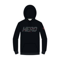 Bluse Rossignol Hero Hoodie Black - 2023/24