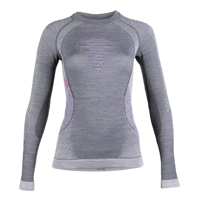 Thermal underwear UYN Lady Fusyon UW Shirt LG SL Anthracite/Purple/Pink - 2022/23