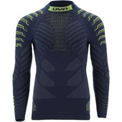 Koszulka termoaktywna UYN Man Resilyon Uw Shirt Lg Sl.turtle Neck Dark Blue/Yellow- 2023/24