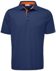 T-Shirt KJUS Men Silas Polo S/S Atlanta Blue/Orange - 2020/21