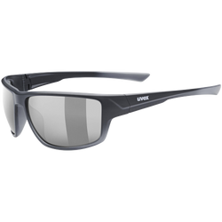 Sonnenbrille Uvex Sportstyle 230 Black Mat/Ltm Silver - 2023