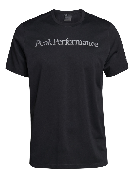 T-Shirt PEAK PERFORMANCE M Alum Light SS Black - 2022