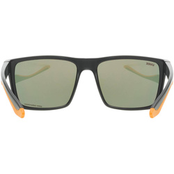 Sunglasses Uvex Lgl 50 CV Black Mat/Mirror Champagner - 2023