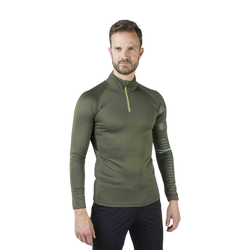 T-shirt ROSSIGNOL Poursuite 1/2 Zip Green - 2022/2023