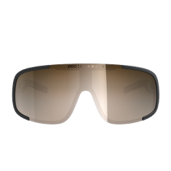 Sunglasses POC Aspire Wide Fit Uranium Black Lenses/Clarity Trail Partly Sunny Silver Lenses 