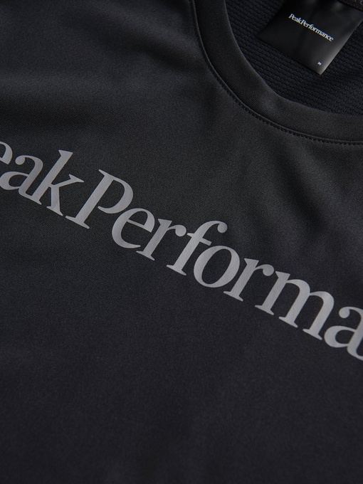 T-Shirt PEAK PERFORMANCE M Alum Light SS Black - 2022