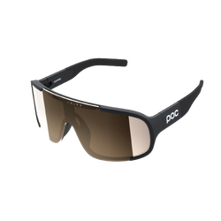 Sunglasses POC Aspire Wide Fit Uranium Black Lenses/Clarity Trail Partly Sunny Silver Lenses 