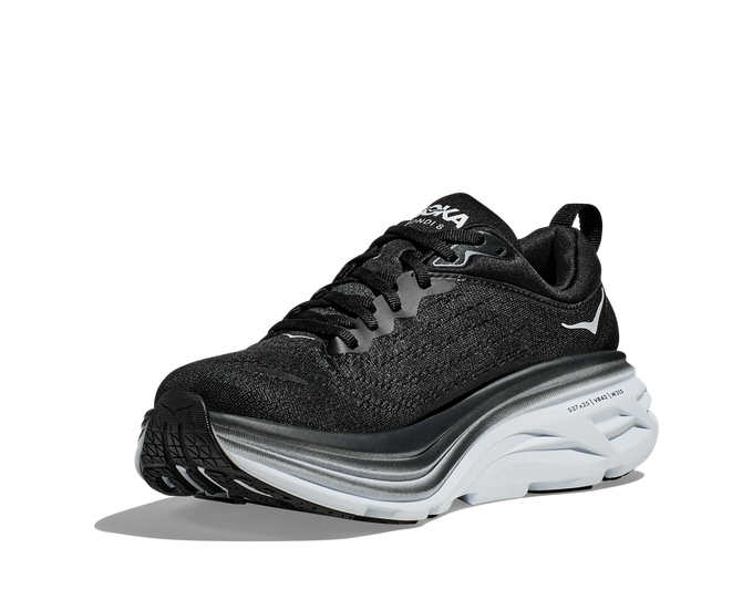 Man Schuhe Hoka Bondi 8 Black/White