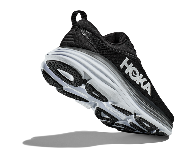 Man Schuhe Hoka Bondi 8 Black/White