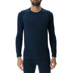 Thermounterwäsche UYN Man Evolutyon Biotech UW Shirt Long SL Blue Poseidon - 2024/25