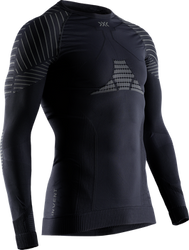 Thermal underwear X-bionic Invent 4.0 Shirt LG SL Men Black/Charcoal - 2024/25