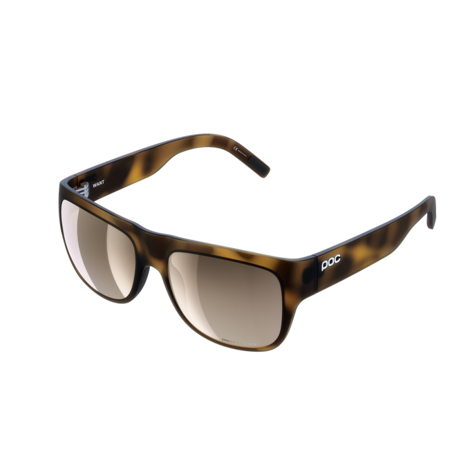 Sonnenbrille POC Want Tortoise Brown/Clarity Trail/Partly Sunny Silver