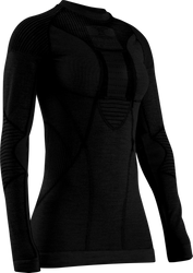 Thermal underwear X-Bionic Apani 4.0 Merino Shirt Round Neck LG SL Women Black - 2023/24