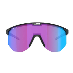 Sonnenbrille BLIZ Hero Small Matt Black/Violet Blue - 2024