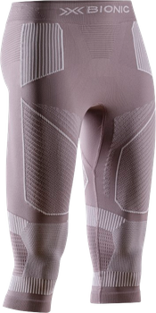 Bielizna termoaktywna X-bionic Energy Accumulator Light Pants 3/4 WMN Dusty Lavender/Arctic White - 2024/25