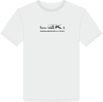 Koszulka LEKI Logo T-Shirt White/Black - 2022